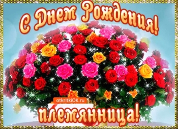 Племяшка, с днем рождения! 🎂✨