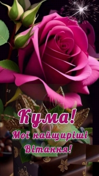 Кум, с днем рождения! Будь счастлив! 🥳